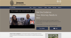 Desktop Screenshot of jensenprivateinvestigations.com